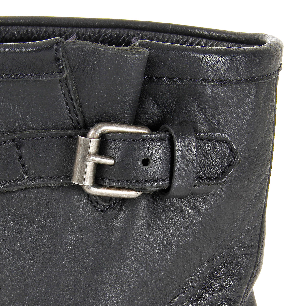 black vintage ankle boots