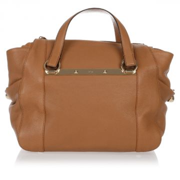 Chloe Women MARSHMALLOW GREY Leather Handbag - Spence Outlet