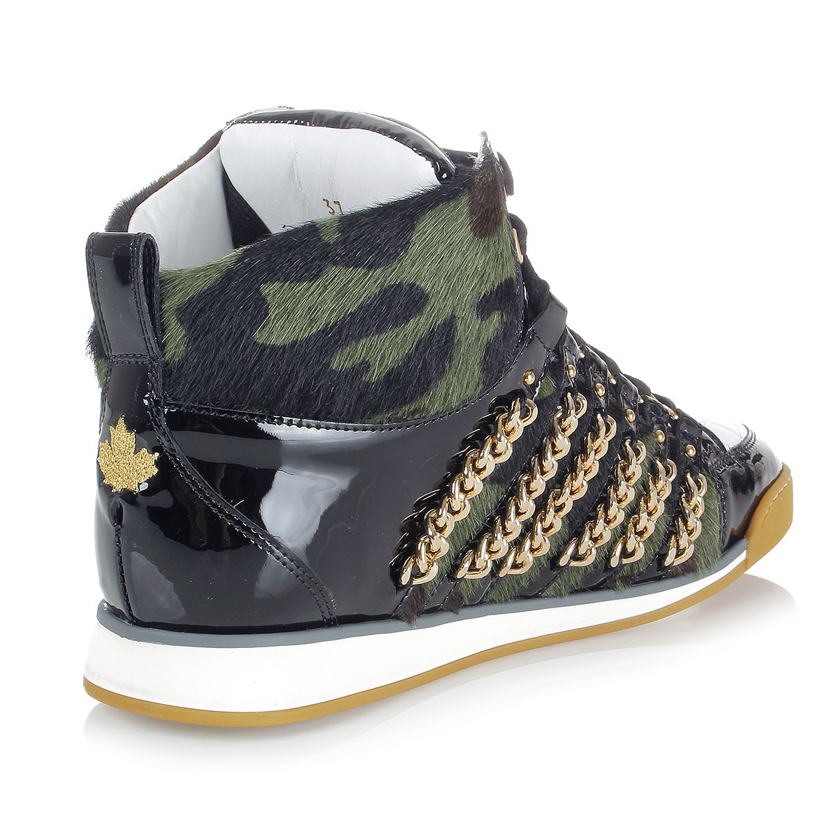 dsquared2 leather sneakers