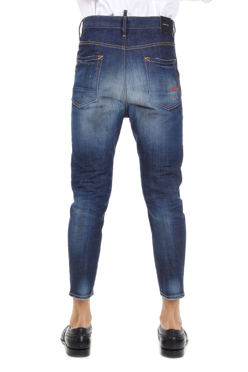 Dsquared2 Dsquared² Herren Blue Denim Jeans Original Made In Italy Sonderpreis Ebay