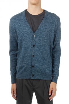 Sweater with Leather Elbow Patches